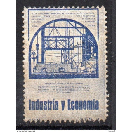 Viñeta de industria y economia