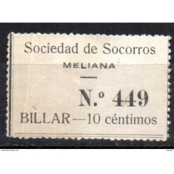Viñeta de sociedad de socorros meliana