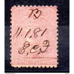 Sello  fiscal new south wales one penny