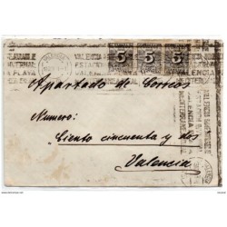 Carta con matasellos valencia estacion invernal 1931