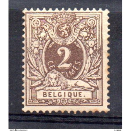 Sello n 44  belgica