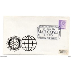 Carta  con matasellos commemorativo rotary internacional de 1984 kettring
