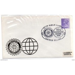 Carta  con matasellos commemorativo rotary internacional de 1984 nantwich