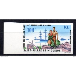 Sello   n A36 sin dentar  Saint pierre et miquelon