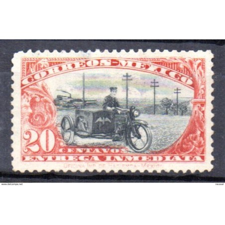 Sello  n1 timbres pour lettres par expres  Mexico