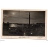 Tarjeta postal barcelona de noche puerto y monumento a colon circulada 1929