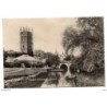 Tarjeta postal circulada magdalen college and bridge oxford 1961