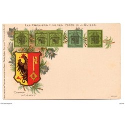 Tarjeta postal  canton de geneve