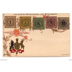 Tarjeta postal alemania escudos