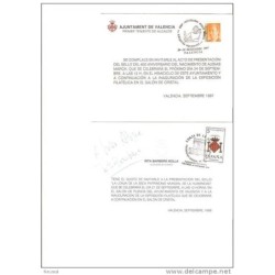 2 tarjetas del ayuntamiento de valencia