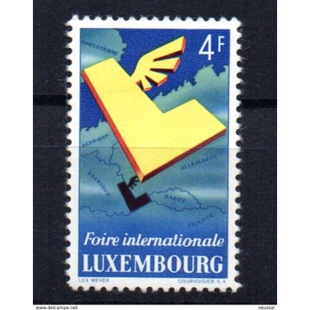 Sello  n 483  Luxemburgo
