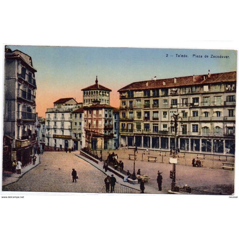 Tarjeta postal toledo Plaza de zocodover Tarjeta postal toledo Plaza de zocodover