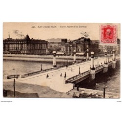 Tarjeta postal san sebastian nuevo puente de la zurriola