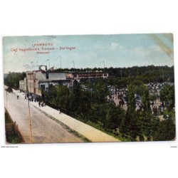 Tarjeta postal de hamburgo circulada  stellingen