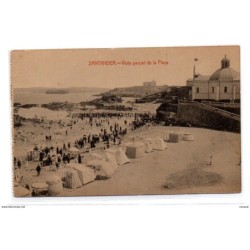 Tarjeta postal de santander vista de la playa