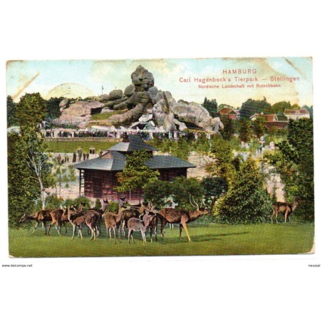 Tarjeta postal de hamburgo stellingen