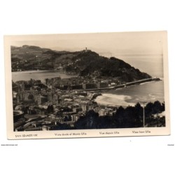 Tarjeta postal de san sebastian vista desde el monte ulia