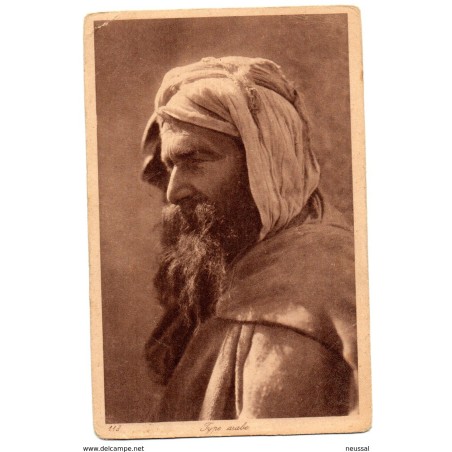 Tarjeta postal de typo arabe