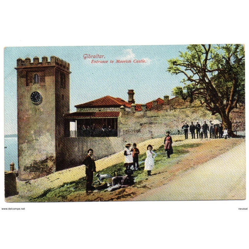 Tarjeta postal entrance to moorish castle Gibraltar Tarjeta postal entrance to moorish castle Gibraltar