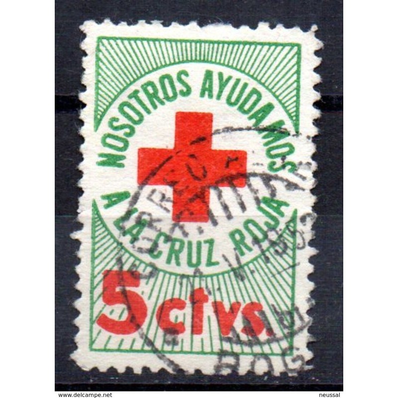 Viñeta cruz roja 5cts Viñeta cruz roja 5cts