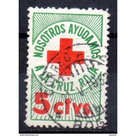 Viñeta cruz roja 5cts