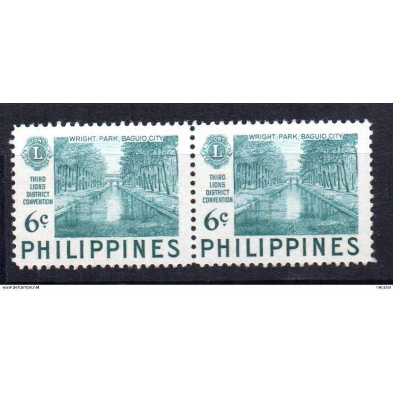 Pareja de sellos n 408 Filipinas Pareja de sellos n 408 Filipinas