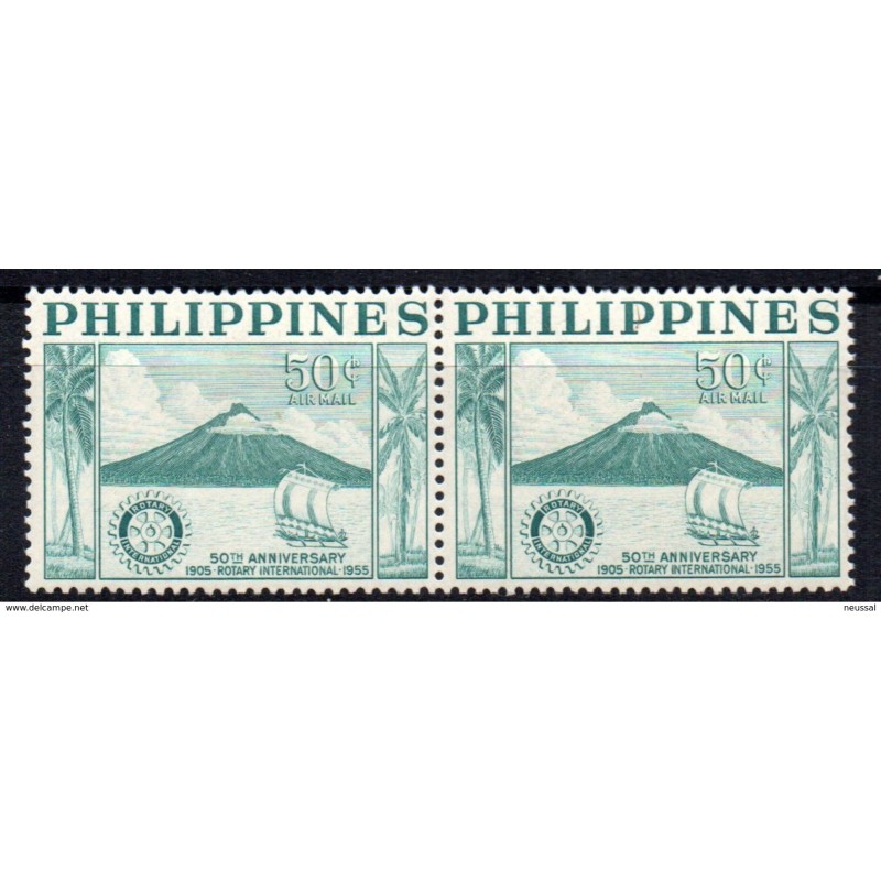 Sello en pareja n A50 Filipinas Sello en pareja n A50 Filipinas