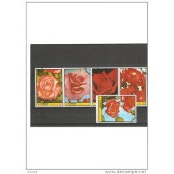 Sellos de ajman rosa   diferentes