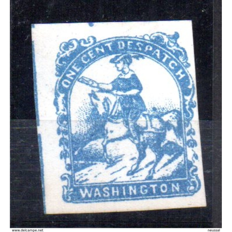 Sello de EEUU local washington one cent Sello de EEUU local washington one cent