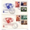 Serie en 2 cartas de club leon de san marino