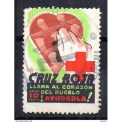 Viñeta cruz roja  10cts