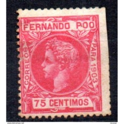 Sello n 129  Fernando po