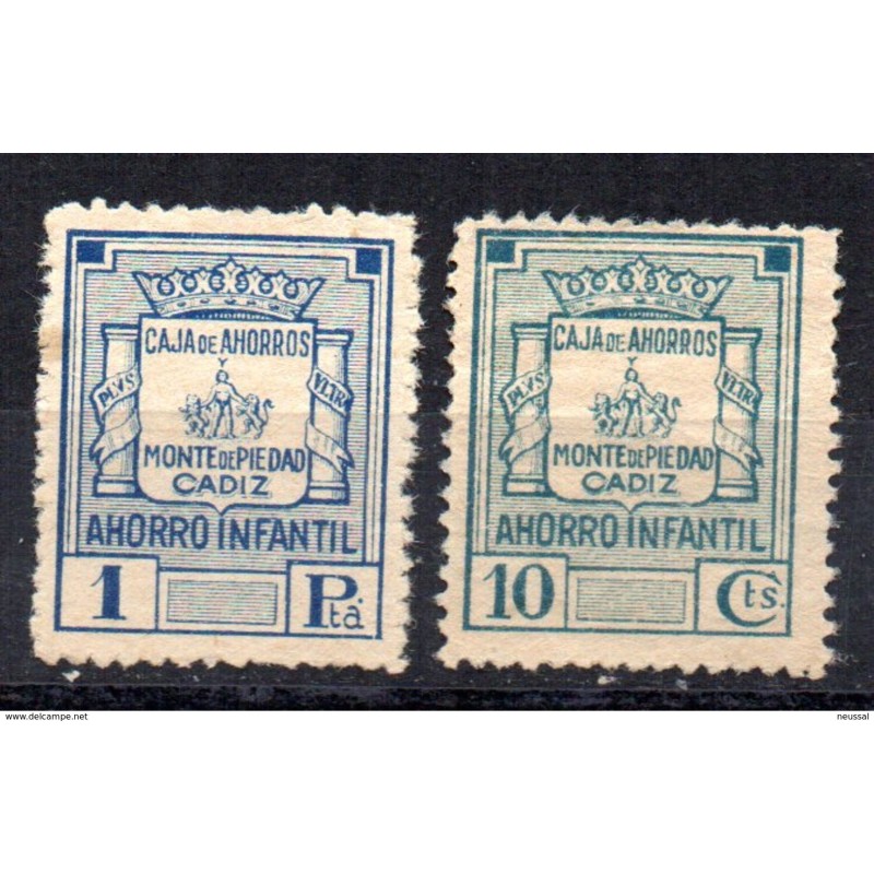 2 viñetas de monte de piedad cadiz ahorro infantil 2 viñetas de monte de piedad cadiz ahorro infantil