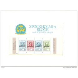 Suecia carnet especimen