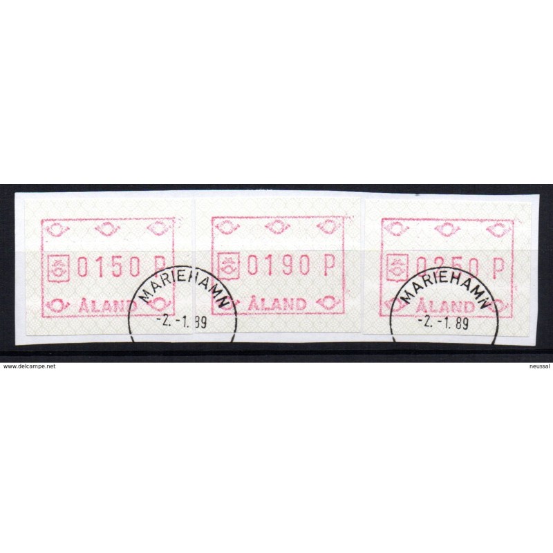 Serie timbres distributiers n 3a Aland Serie timbres distributiers n 3a Aland