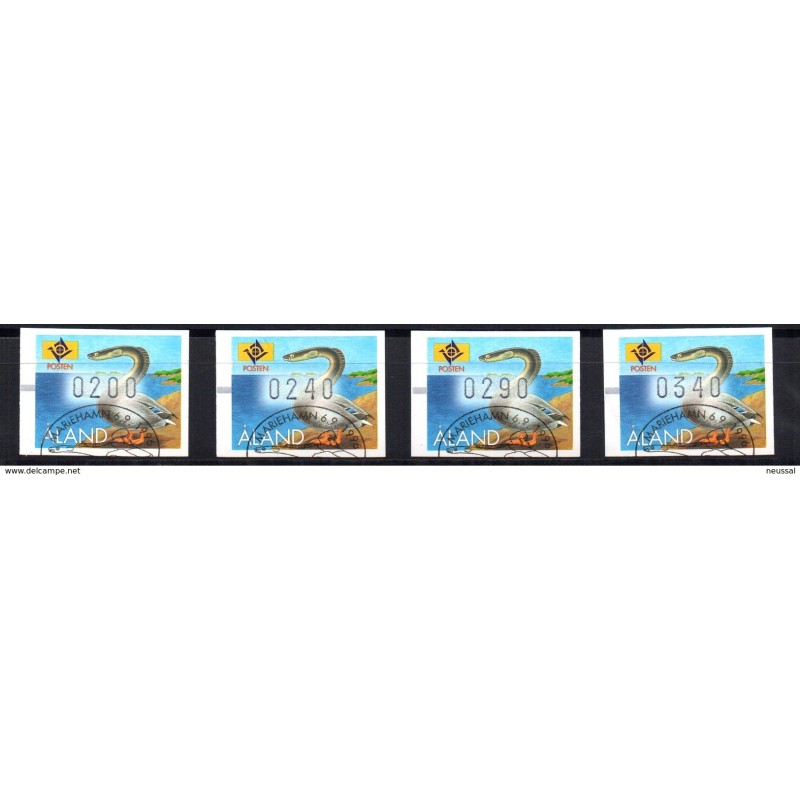 Serie timbres distributiers n 6 Aland Serie timbres distributiers n 6 Aland