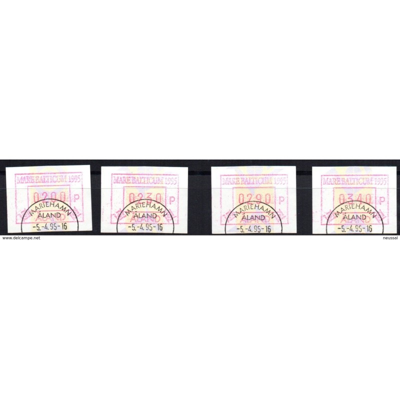 Serie timbres distributiers n 4B Aland Serie timbres distributiers n 4B Aland