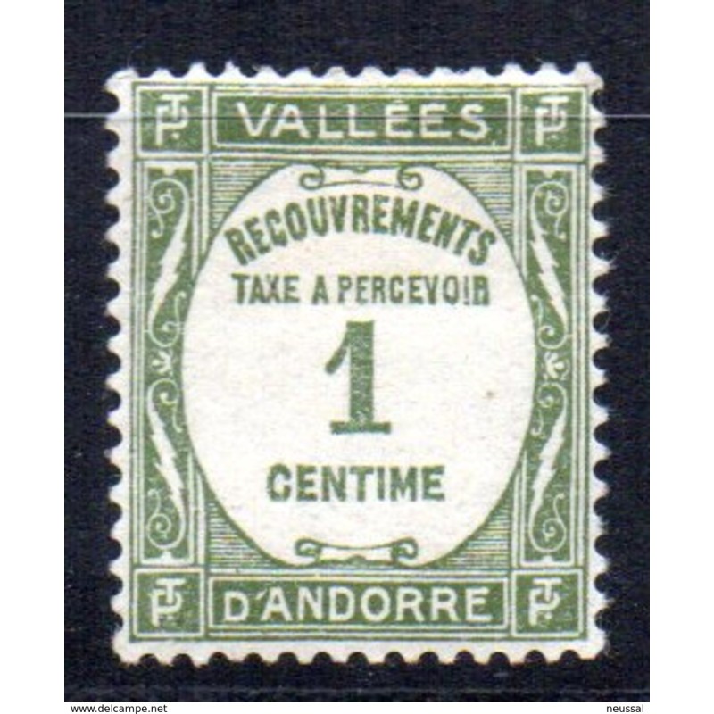 Sello n Timbre taxe 16 catalogo yvert Andorra francesa Sello n Timbre taxe 16 catalogo yvert Andorra francesa