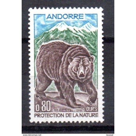 Serie   n 2101  catalogo yvert  Andorra francesa