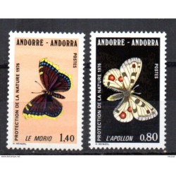 Serie   n 2589  catalogo yvert  Andorra francesa
