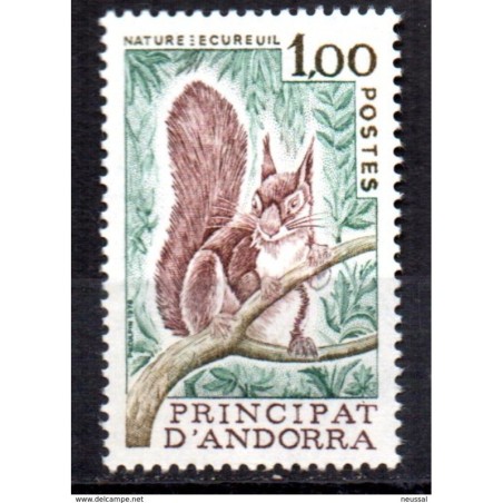 Sello n 267 catalogo yvert Andorra francesa