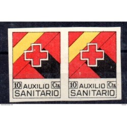 2 viñetas sin dentar auxilio sanitario