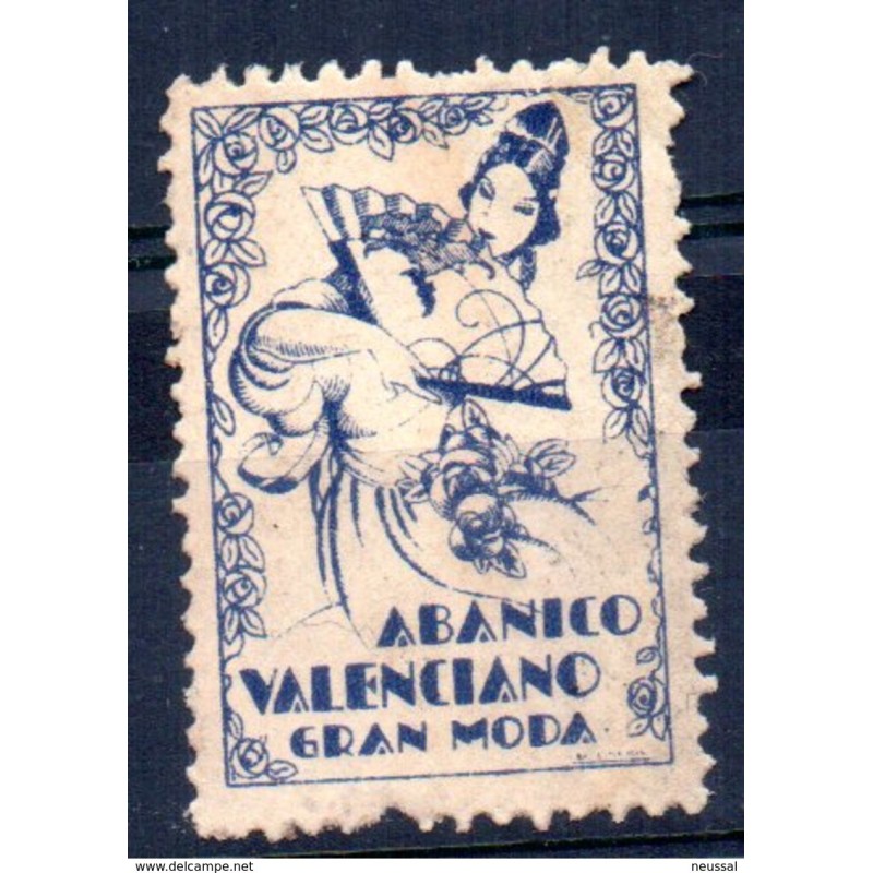 Viñeta abanico valenciano Viñeta abanico valenciano
