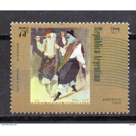 Sello n 1958  Argentina