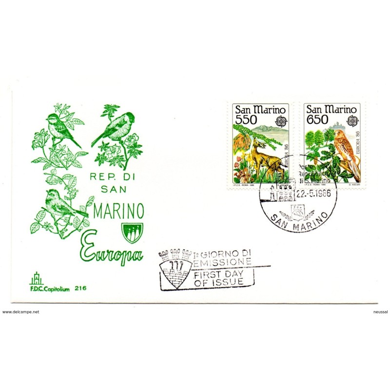 Sobre de primer dia de San marino 11334 Sobre de primer dia de San marino 11334