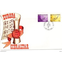 Sobre de primer dia de  Gibraltar 4956