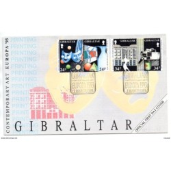 Sobre de primer dia de  Gibraltar 6636