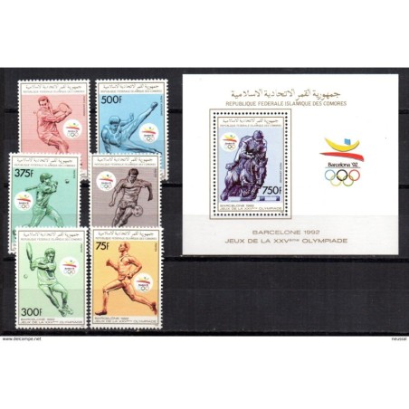Serie n  Michel 894899 Hb 302  Comores