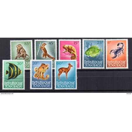 Sellos de fauna de togo