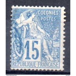 Sello n 51  colonia francesa